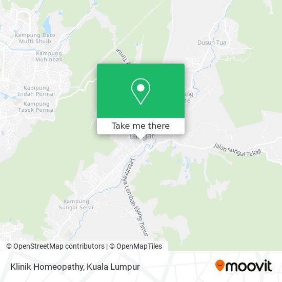 Klinik Homeopathy map