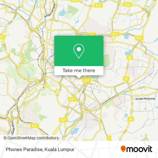 Phones Paradise map