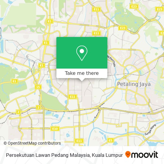 Persekutuan Lawan Pedang Malaysia map