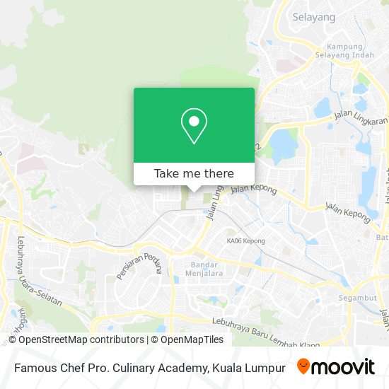 Famous Chef Pro. Culinary Academy map