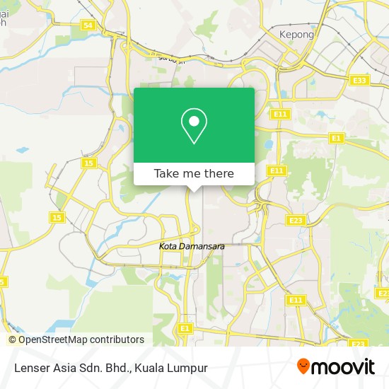 Lenser Asia Sdn. Bhd. map