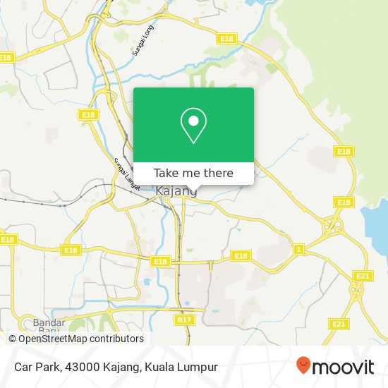 Peta Car Park, 43000 Kajang