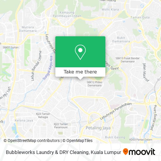Bubbleworks Laundry & DRY Cleaning map
