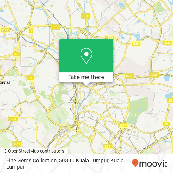 Fine Gems Collection, 50300 Kuala Lumpur map
