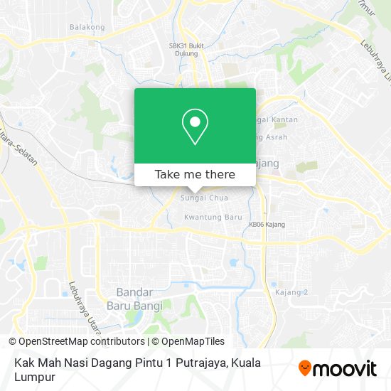 Kak Mah Nasi Dagang Pintu 1 Putrajaya map