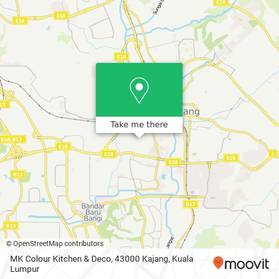 MK Colour Kitchen & Deco, 43000 Kajang map