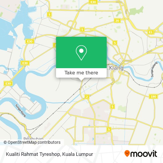 Kualiti Rahmat Tyreshop map