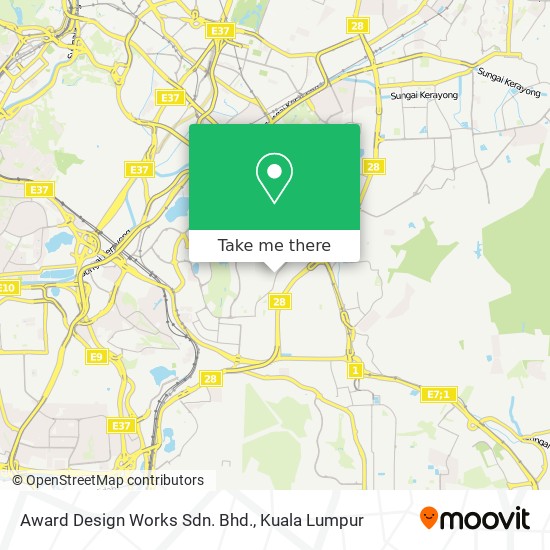 Award Design Works Sdn. Bhd. map