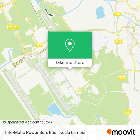 Peta Info-Matic Power Sdn. Bhd., 64000 Kuala Lumpur International Airport