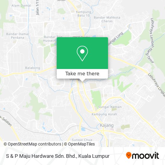 S & P Maju Hardware Sdn. Bhd. map