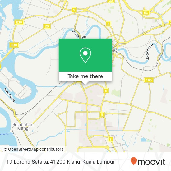 19 Lorong Setaka, 41200 Klang map