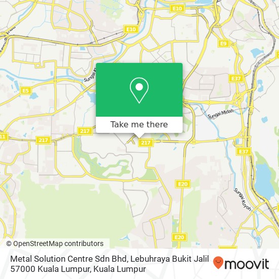 Metal Solution Centre Sdn Bhd, Lebuhraya Bukit Jalil 57000 Kuala Lumpur map