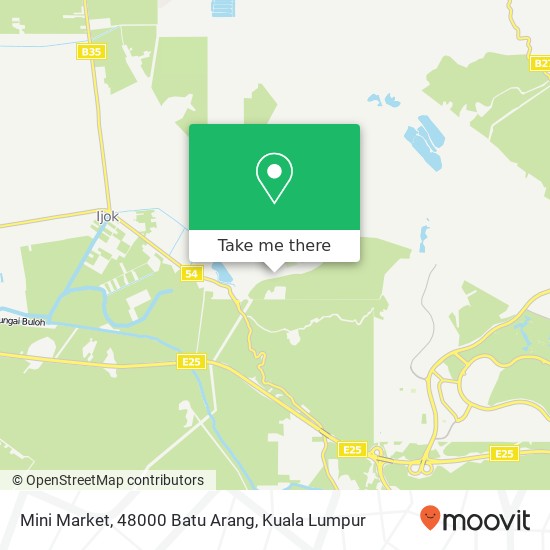 Peta Mini Market, 48000 Batu Arang