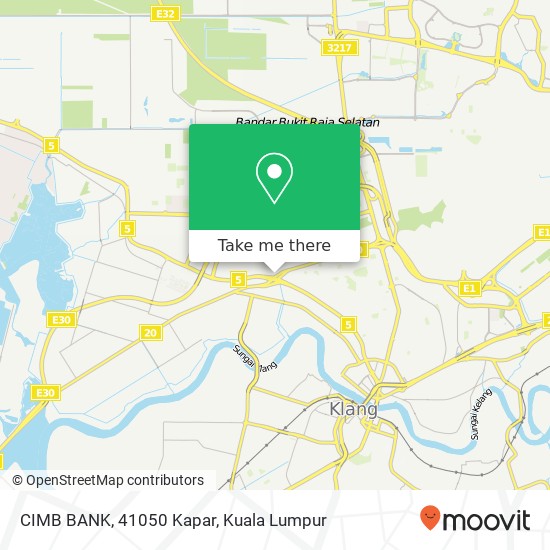 CIMB BANK, 41050 Kapar map