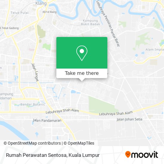 Rumah Perawatan Sentosa map