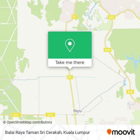 Balai Raya Taman Sri Cerakah map
