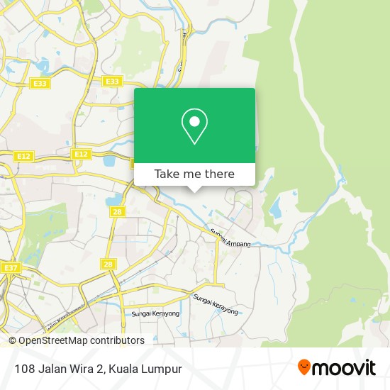 108 Jalan Wira 2 map