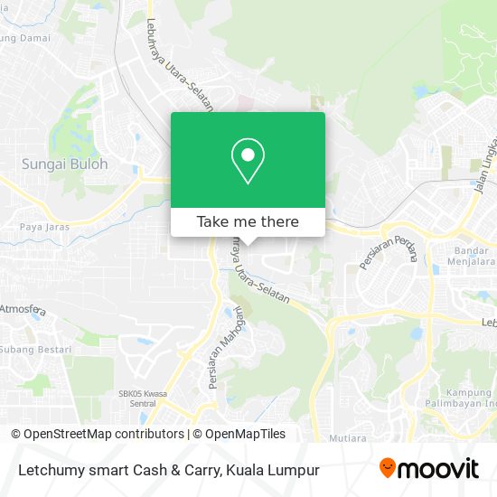 Letchumy smart Cash & Carry map