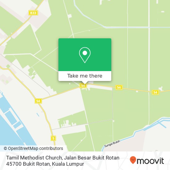 Tamil Methodist Church, Jalan Besar Bukit Rotan 45700 Bukit Rotan map