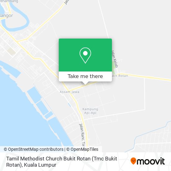 Peta Tamil Methodist Church Bukit Rotan (Tmc Bukit Rotan)