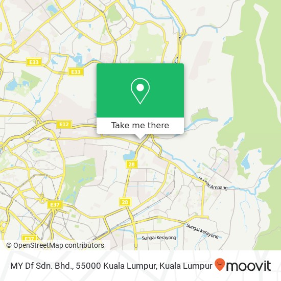 MY Df Sdn. Bhd., 55000 Kuala Lumpur map