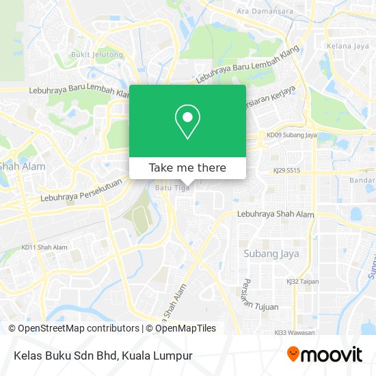 Kelas Buku Sdn Bhd map