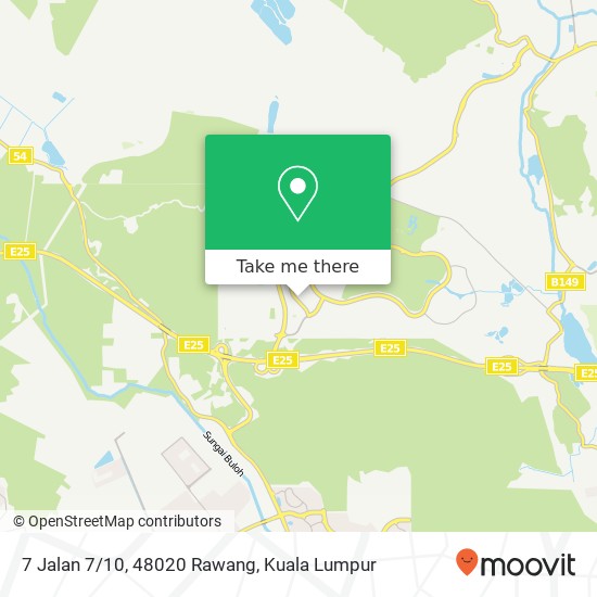 Peta 7 Jalan 7/10, 48020 Rawang