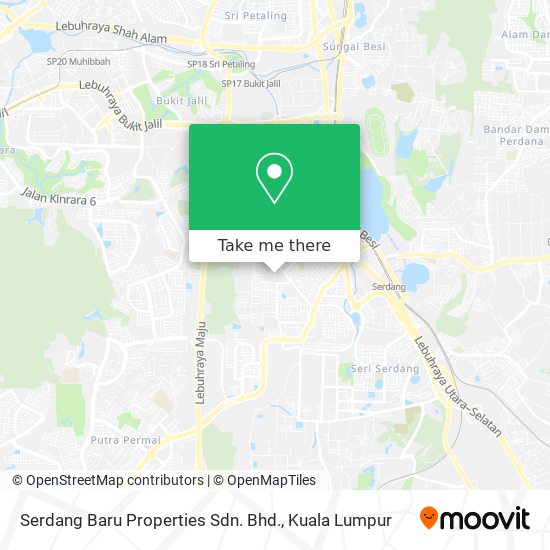 Serdang Baru Properties Sdn. Bhd. map