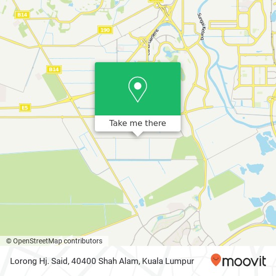 Lorong Hj. Said, 40400 Shah Alam map