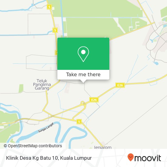 Klinik Desa Kg Batu 10, 42500 Telok Panglima Garang map