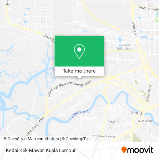 Kedai Kek Mawar map