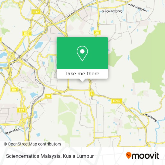 Sciencematics Malaysia map