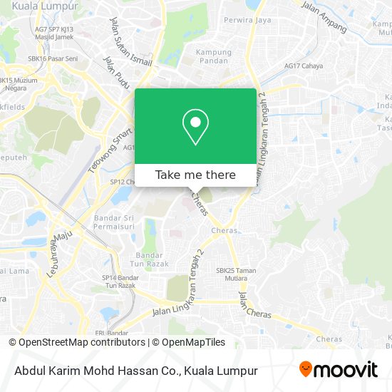 Abdul Karim Mohd Hassan Co. map
