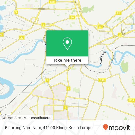 5 Lorong Nam Nam, 41100 Klang map