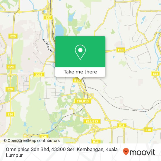 Omniphics Sdn Bhd, 43300 Seri Kembangan map