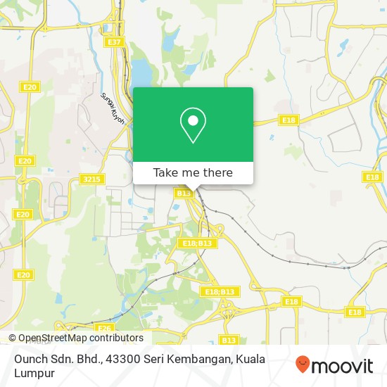 Ounch Sdn. Bhd., 43300 Seri Kembangan map