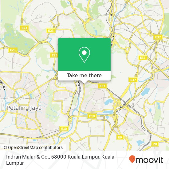 Indran Malar & Co., 58000 Kuala Lumpur map