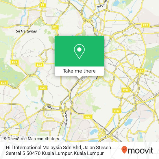 Hill International Malaysia Sdn Bhd, Jalan Stesen Sentral 5 50470 Kuala Lumpur map