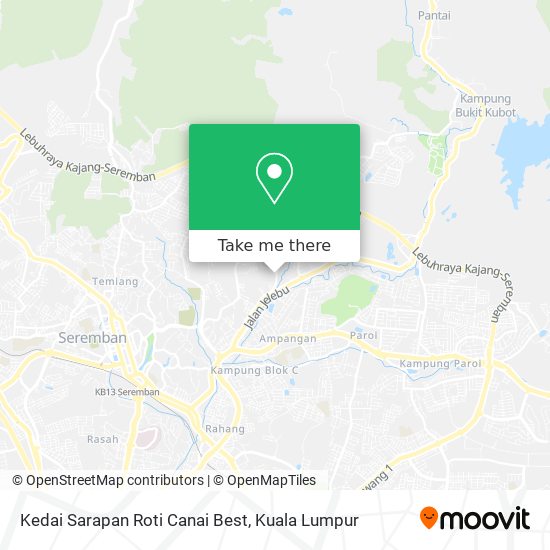 Kedai Sarapan Roti Canai Best map