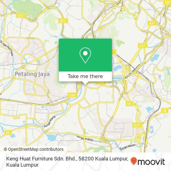 Peta Keng Huat Furniture Sdn. Bhd., 58200 Kuala Lumpur