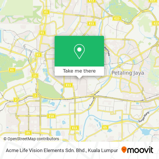 Acme Life Vision Elements Sdn. Bhd. map