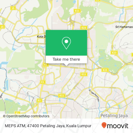 MEPS ATM, 47400 Petaling Jaya map