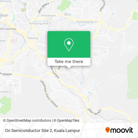 On Semiconductor Site 2 map