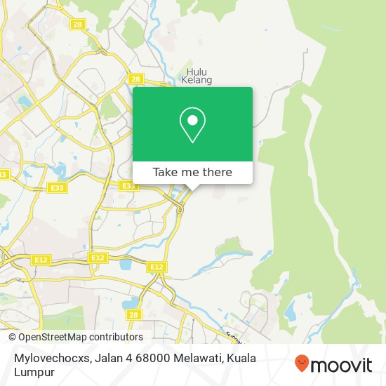 Peta Mylovechocxs, Jalan 4 68000 Melawati