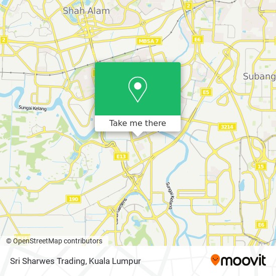 Sri Sharwes Trading map