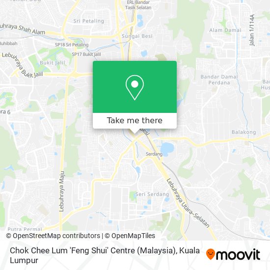 Chok Chee Lum 'Feng Shui' Centre (Malaysia) map