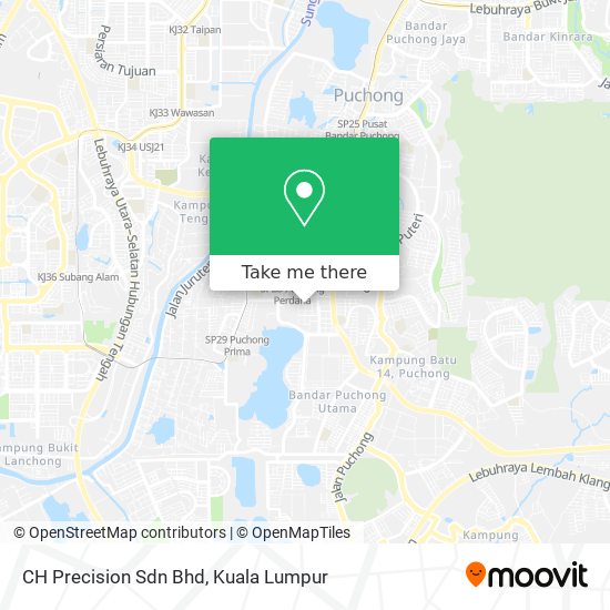 CH Precision Sdn Bhd map