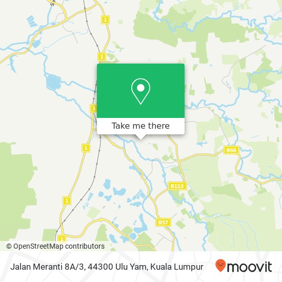 Jalan Meranti 8A / 3, 44300 Ulu Yam map