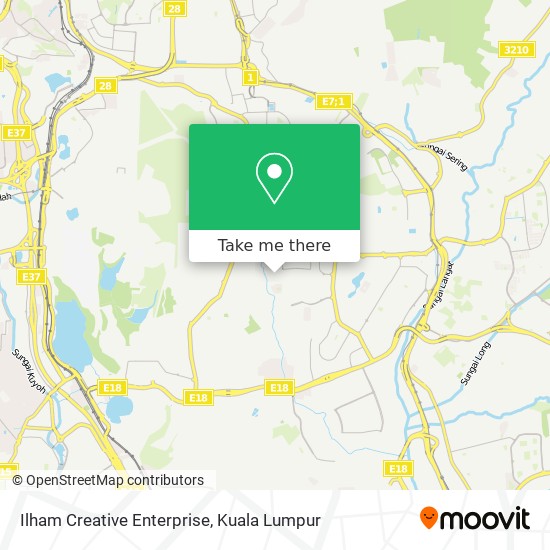 Ilham Creative Enterprise map