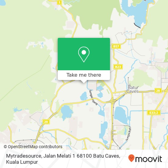 Mytradesource, Jalan Melati 1 68100 Batu Caves map